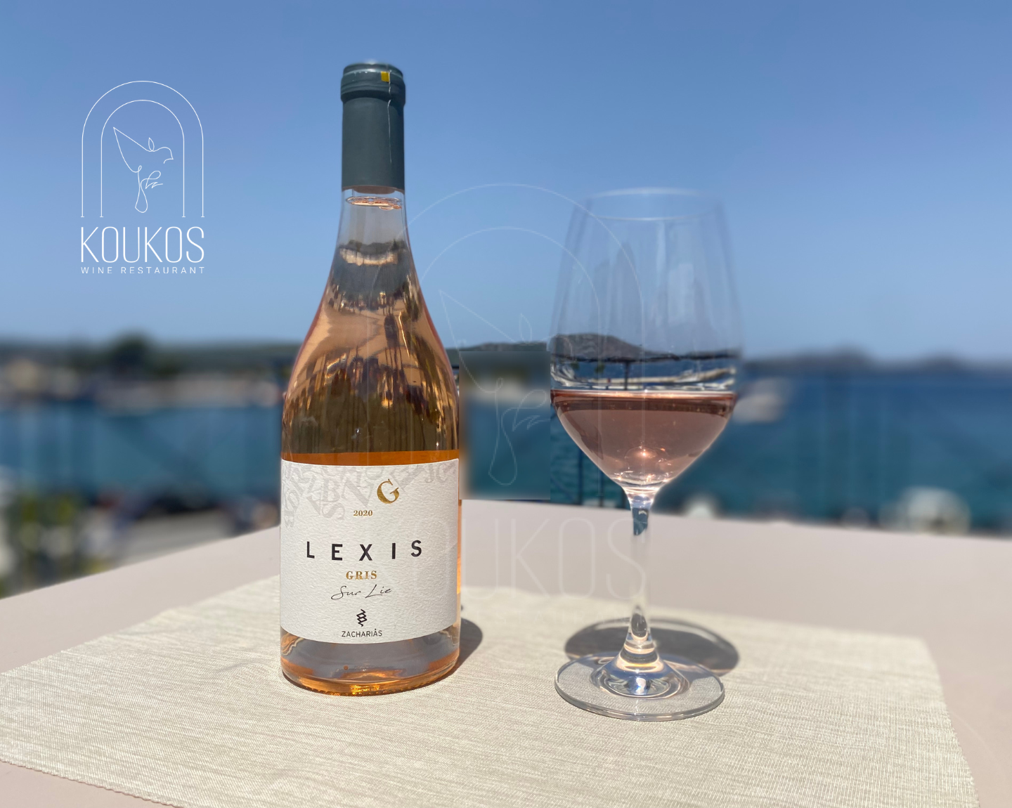 Weinkarte des Restaurants LEXIS ROSE-koukos