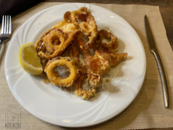 koukos wine restaurant fried squid